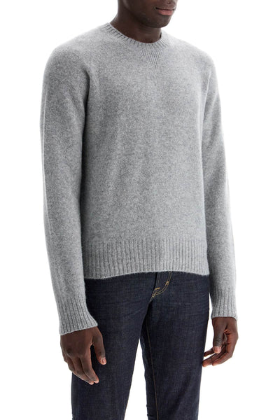 cashmere crewneck pullover KCL037 YMK022F23 LIGHT GREY