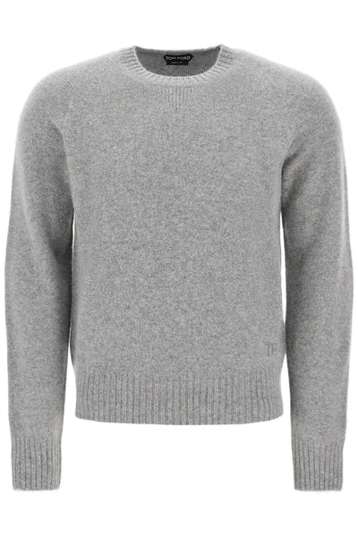 cashmere crewneck pullover KCL037 YMK022F23 LIGHT GREY