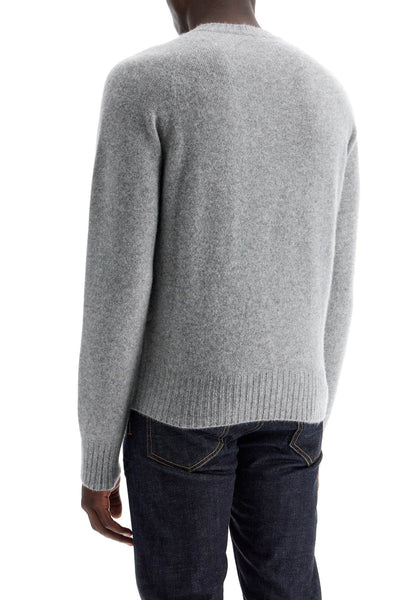 cashmere crewneck pullover KCL037 YMK022F23 LIGHT GREY