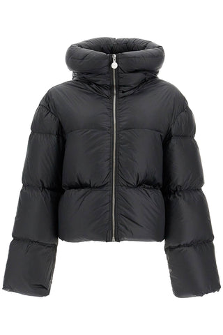 hooded kenny j boxy down jacket KENNY JACKET LEON BLACK