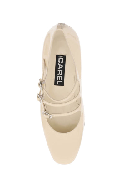 patent leather kina mary jane KINA 20 BEIGE