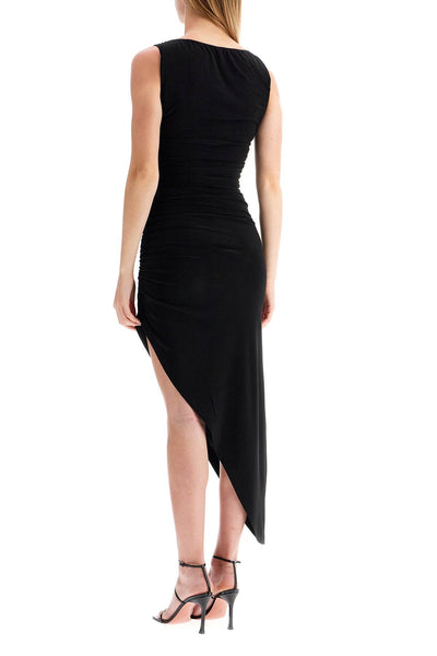 asymmetric tara dress KK1223PL554001 BLACK