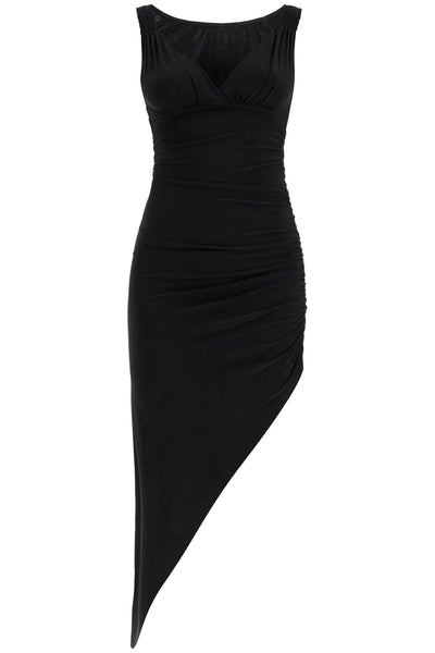 asymmetric tara dress KK1223PL554001 BLACK