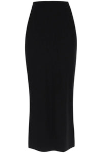 long skirt in poly lycra KK223SPLA52001 BLACK