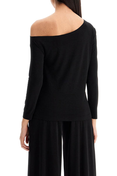 "off-shoulder lycra KK3296PL343001 BLACK