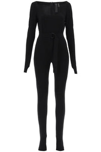 poly lycra catsuit KK423JPLC17001 BLACK