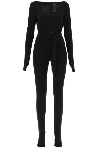 poly lycra catsuit KK423JPLC17001 BLACK