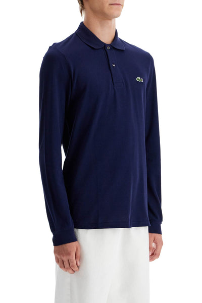 "classic fit long sleeve polo shirt L1312 BLUE NAVY