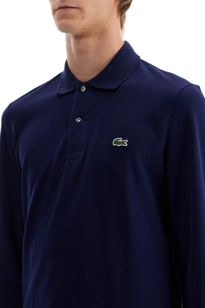 "classic fit long sleeve polo shirt L1312 BLUE NAVY