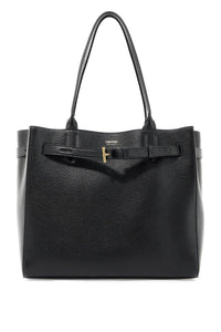 hammered leather tote bag L1809 LCL429X BLACK