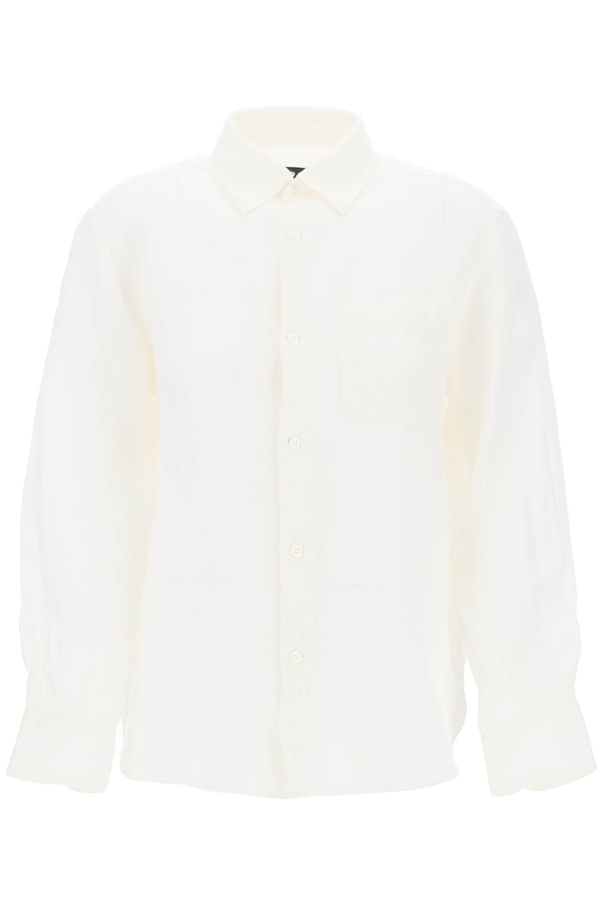 A.p.c. linen sela shirt for LIAEK F12531 BLANC CASSE