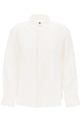 A.p.c. linen sela shirt for LIAEK F12531 BLANC CASSE