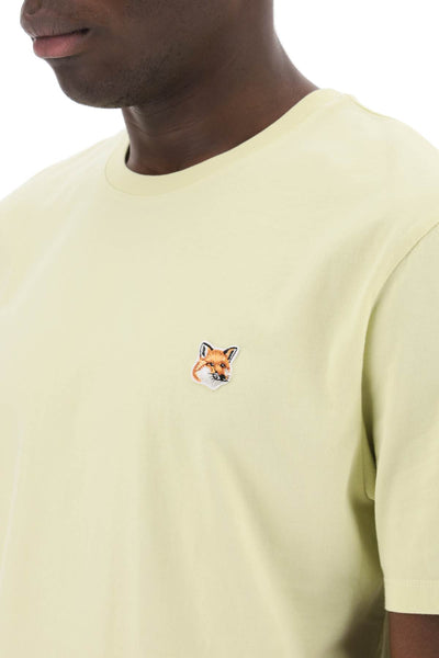 fox head t-shirt LM00104KJ0008 CHALK YELLOW