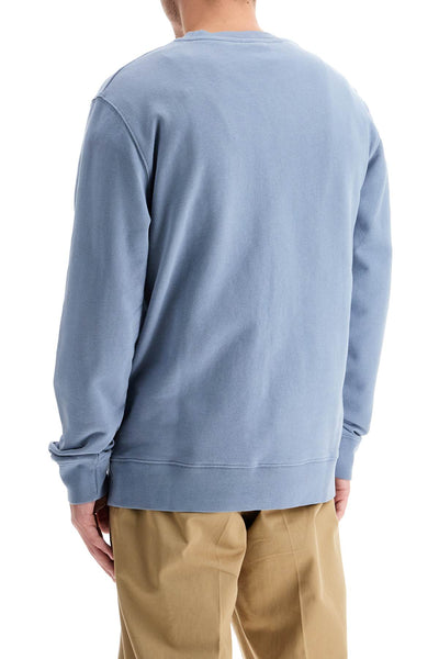 'fox head patch sweatshirt with LM00301KM0001 MOONLIGHT BLUE