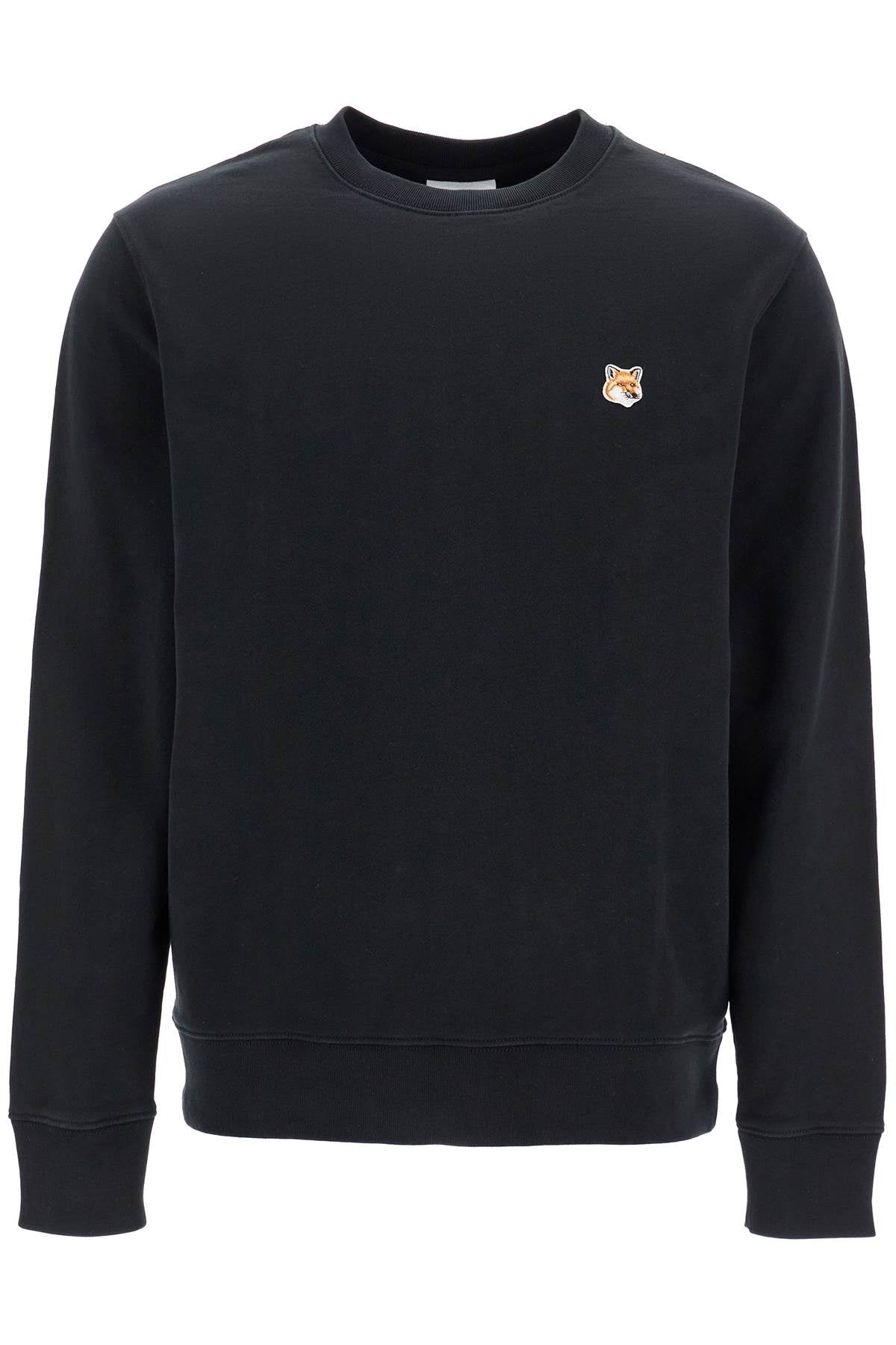 'fox head patch sweatshirt with LM00301KM0001 BLACK