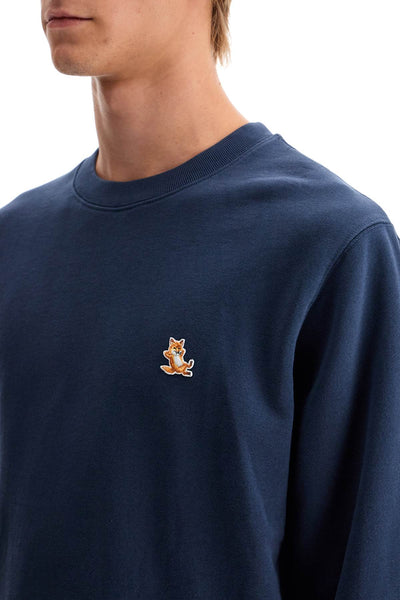 "chillax fox patch sweat LM00303KM0001 INK BLUE