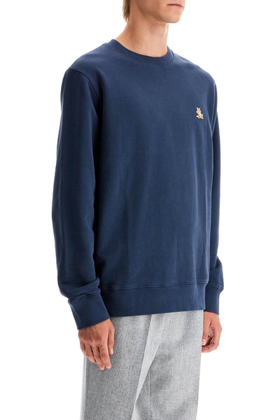 "chillax fox patch sweat LM00303KM0001 INK BLUE