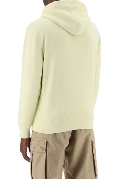 fox head hooded sweatshirt LM00702KM0001 CHALK YELLOW