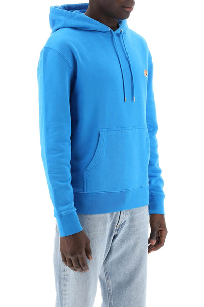fox head hooded sweatshirt LM00702KM0001 ENAMEL BLUE
