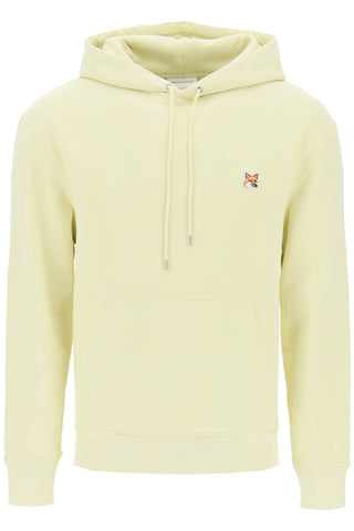 fox head hooded sweatshirt LM00702KM0001 CHALK YELLOW