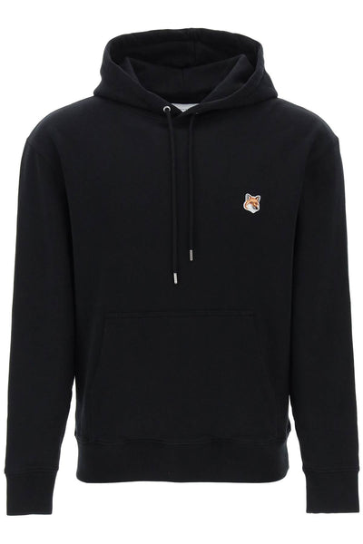 fox head hooded sweatshirt LM00702KM0001 BLACK