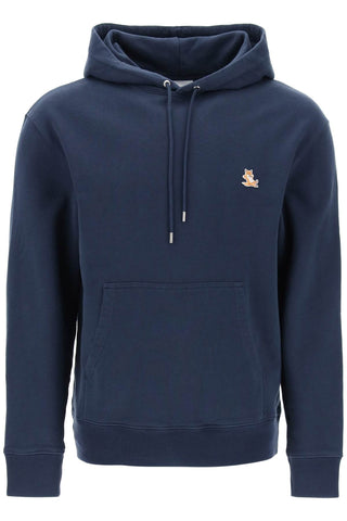 chillax fox hooded sweatshirt LM00706KM0001 INK BLUE