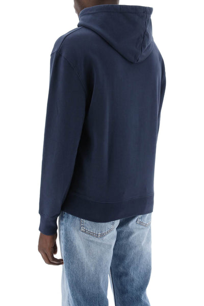 chillax fox hooded sweatshirt LM00706KM0001 INK BLUE