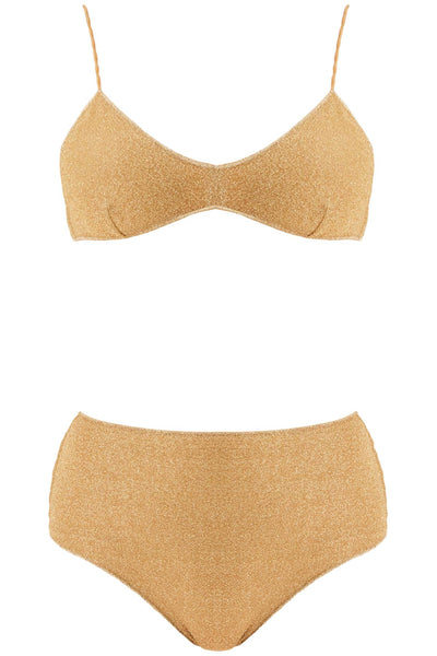 high-waisted lumière bikini set LMS803 GOLD