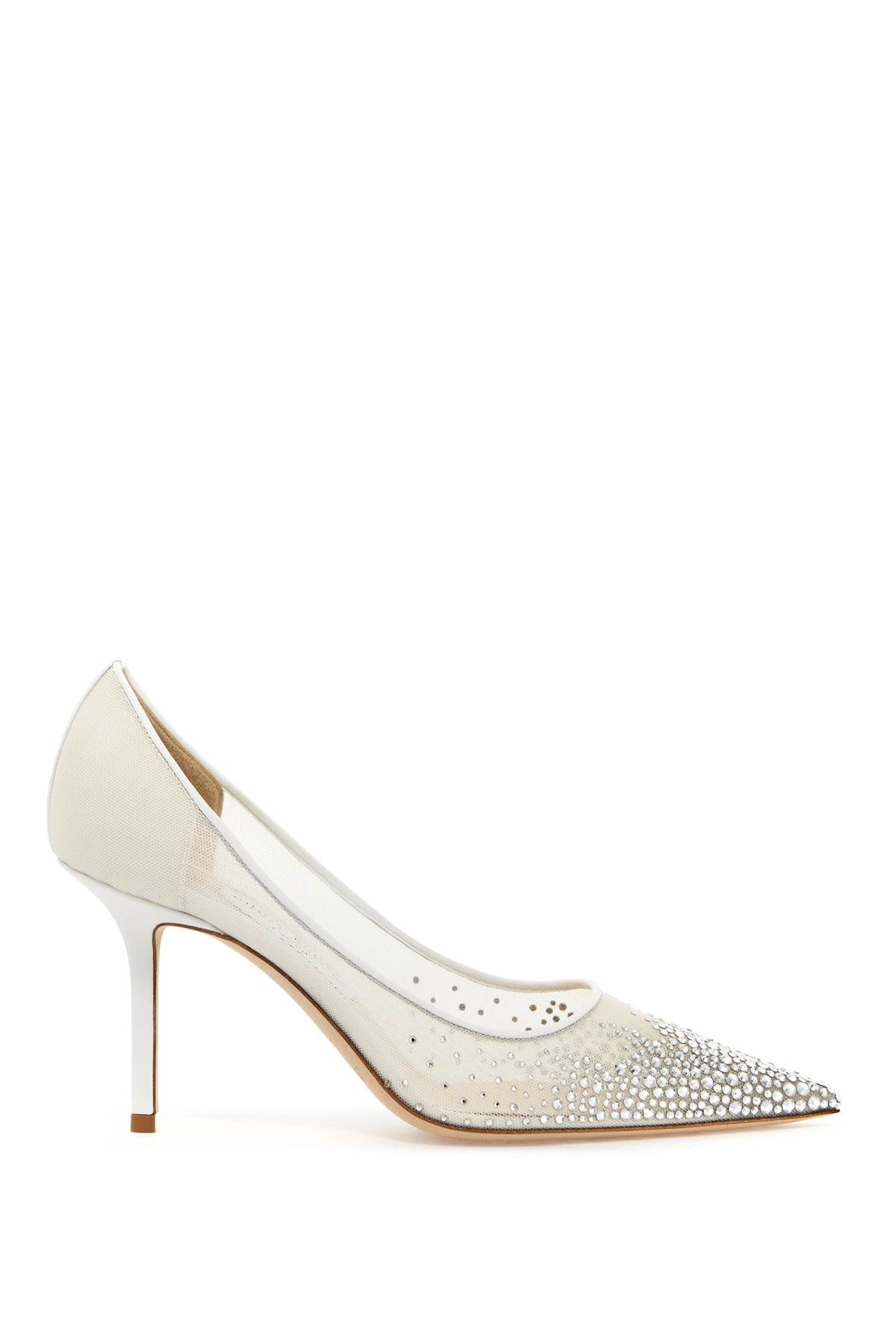 'love 85' pumps LOVE 85 NYT WHITE CRYSTAL