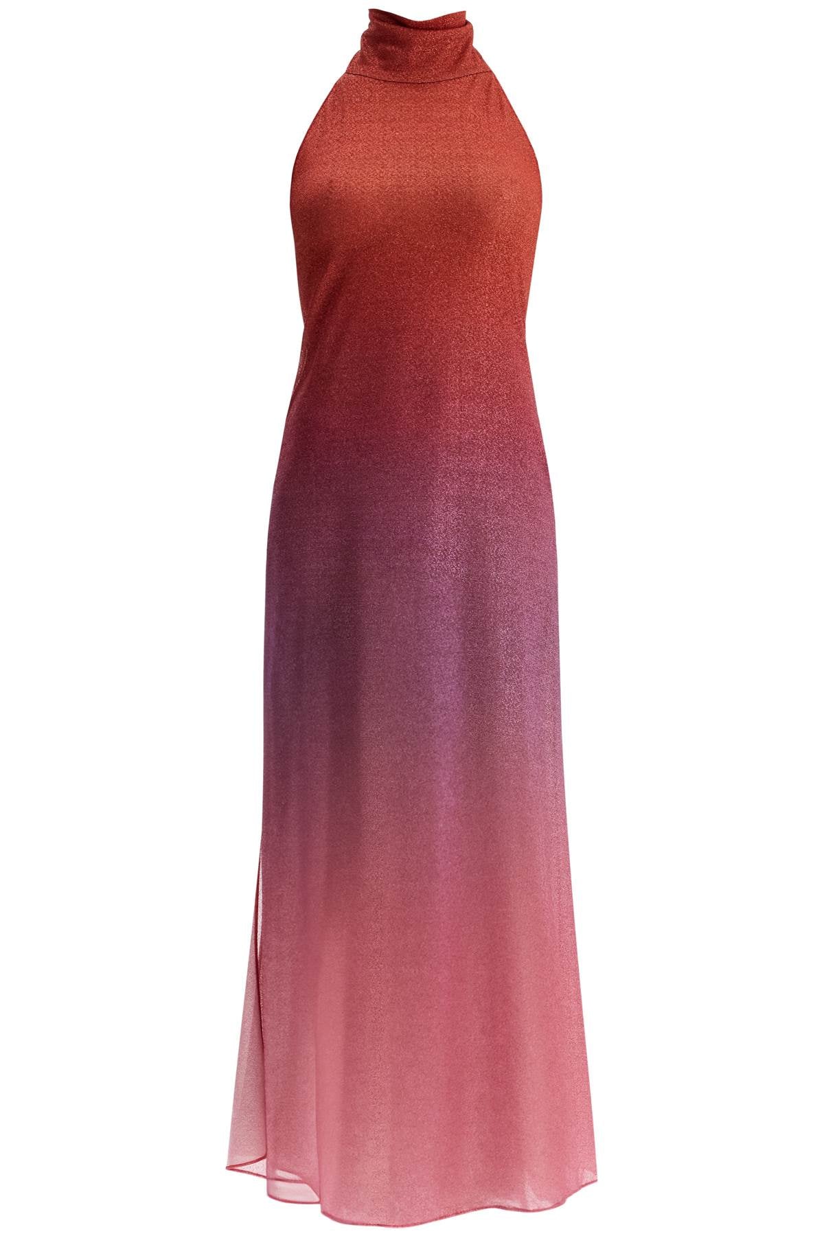 OSÉREE lumiã¨re shade high neck dress LPOS250 SUNSET