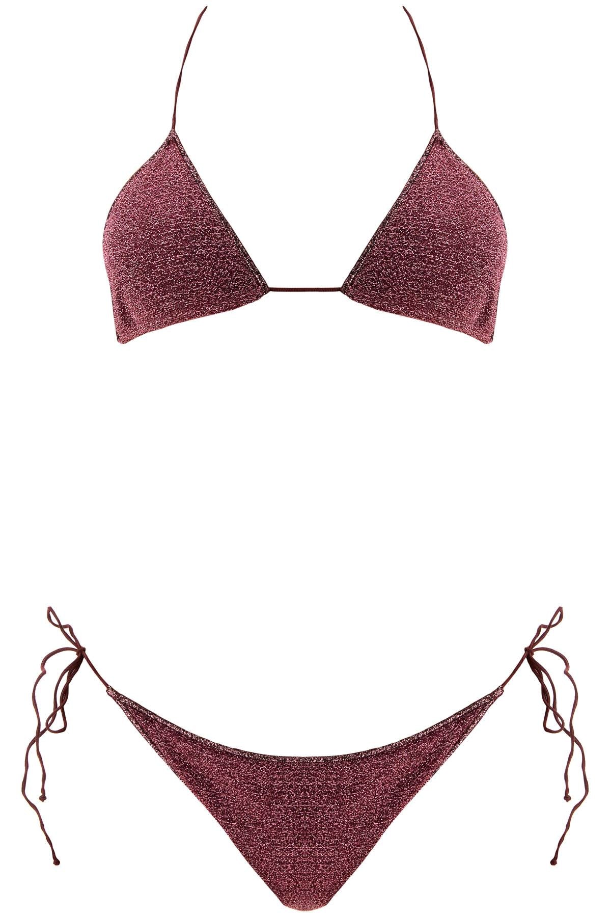 lumière triangle bikini set for LTF246 AUBERGINE