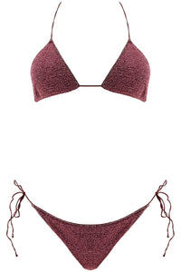 lumière triangle bikini set for LTF246 AUBERGINE