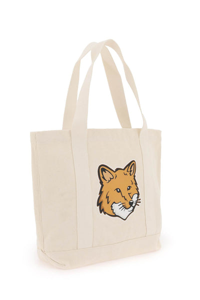 fox head tote bag LW05101WW0050 ECRU | Italystation.com