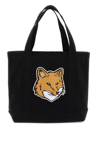 fox head tote bag LW05101WW0050 BLACK