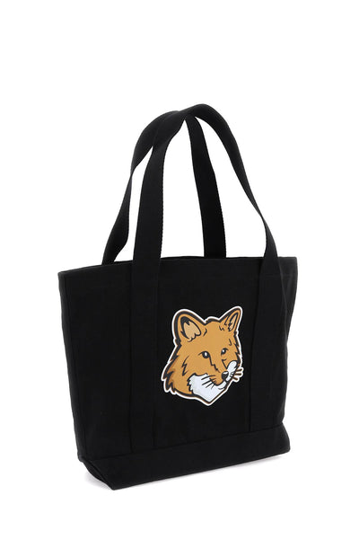 fox head tote bag LW05101WW0050 BLACK