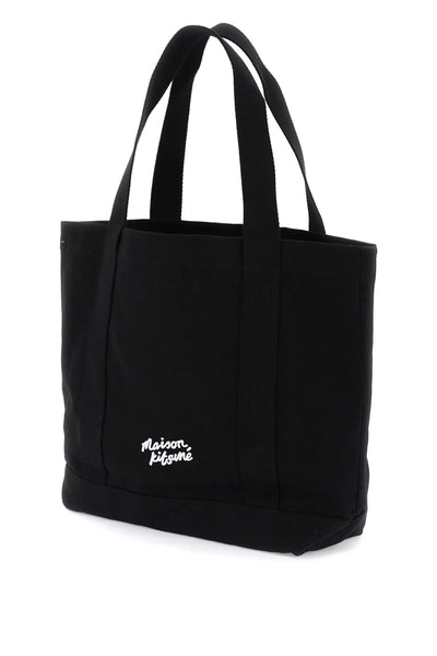 fox head tote bag LW05101WW0050 BLACK