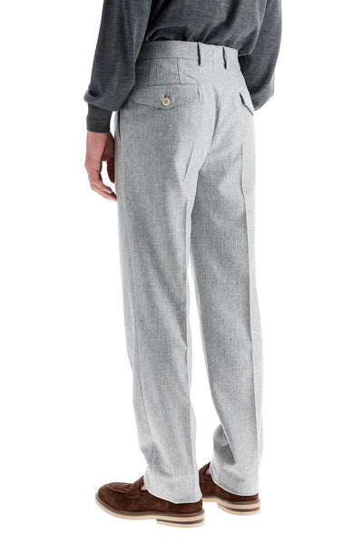"flannel leisure fit pants for M038PE1920 PERLA