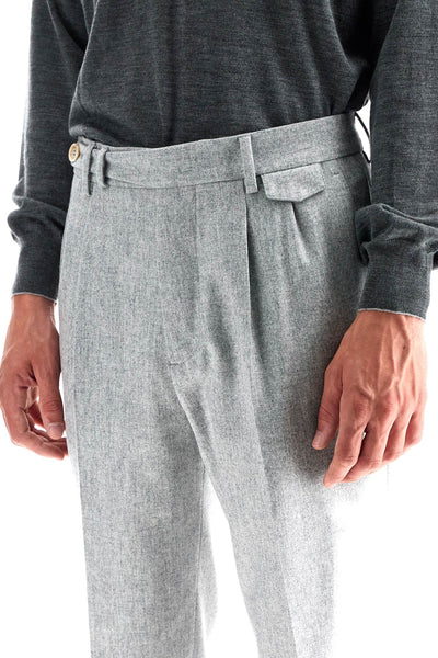 "flannel leisure fit pants for M038PE1920 PERLA
