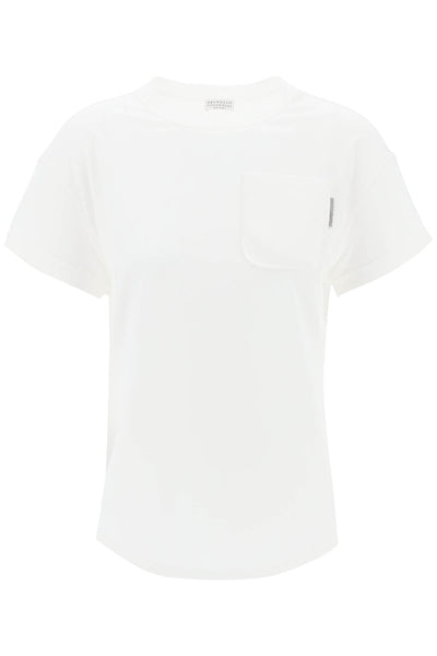 Brunello cucinelli boxy crewneck t-shirt M0T81EH900 BIANCO