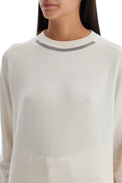 cashmere crewneck pullover M12167900 BUTTER