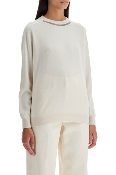 cashmere crewneck pullover M12167900 BUTTER