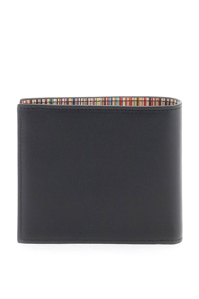 signature stripe bifold wallet M1A 4832 BMULTI BLACK