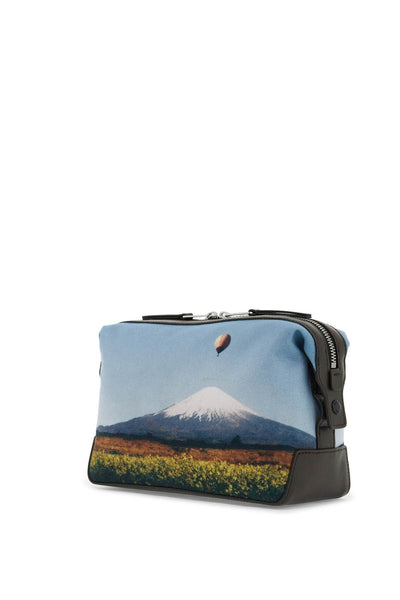 "mount fuji signature stripe balloon beauty case M1A 7406 NMFUJI PRINTED