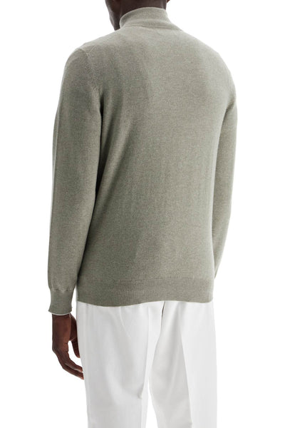 cashmere high-neck pullover sweater M2200124 OLIVO+CIOTTOLO