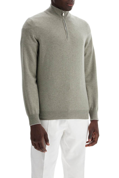 cashmere high-neck pullover sweater M2200124 OLIVO+CIOTTOLO