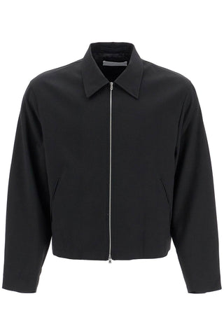 wool twill blouson M2230MBW BLACK WORSTED WOOL