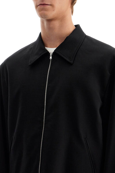 wool twill blouson M2230MBW BLACK WORSTED WOOL