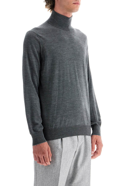 high-neck pullover sweater M2400103 PIOMBO+GRIGIO CHIARO