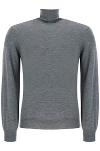 high-neck pullover sweater M2400103 PIOMBO+GRIGIO CHIARO