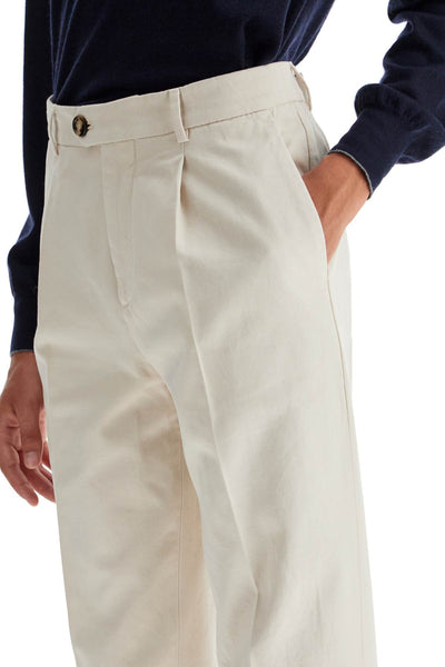 leisure fit gabardine trousers M252DE1450 CALCARE